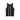 Dark grey sleeveless shirt with branding on a white background
